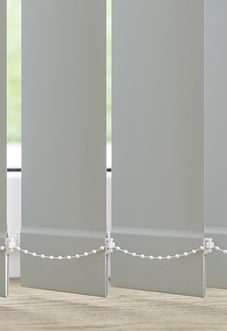 Trinity (FR Blackout), Heron Grey - Vertical Blind Slats
